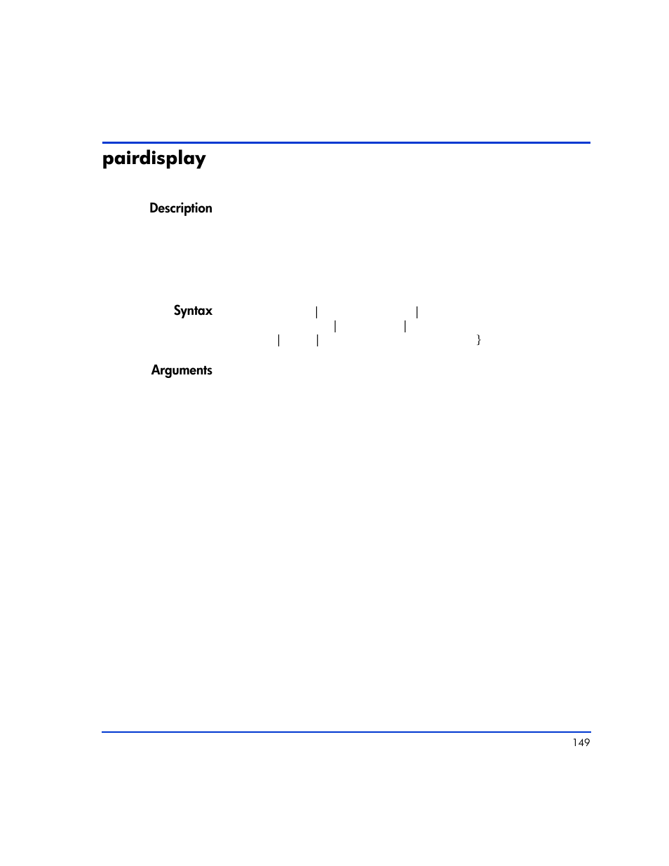 Pairdisplay, Pairdisplay 149 | HP XP RAID Manager Software User Manual | Page 149 / 416