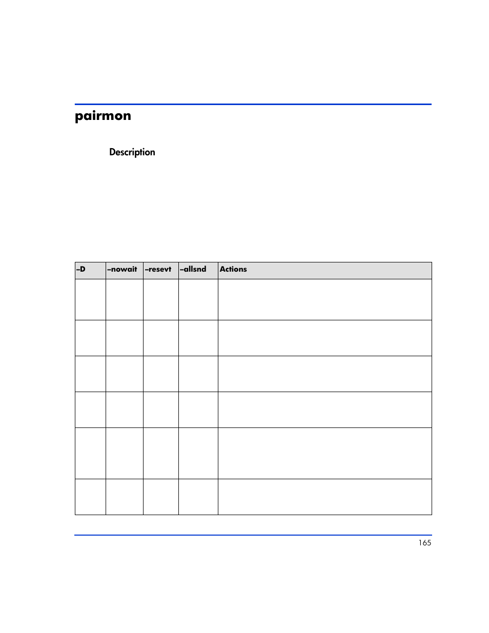 Pairmon, Pairmon 165 | HP XP RAID Manager Software User Manual | Page 165 / 416