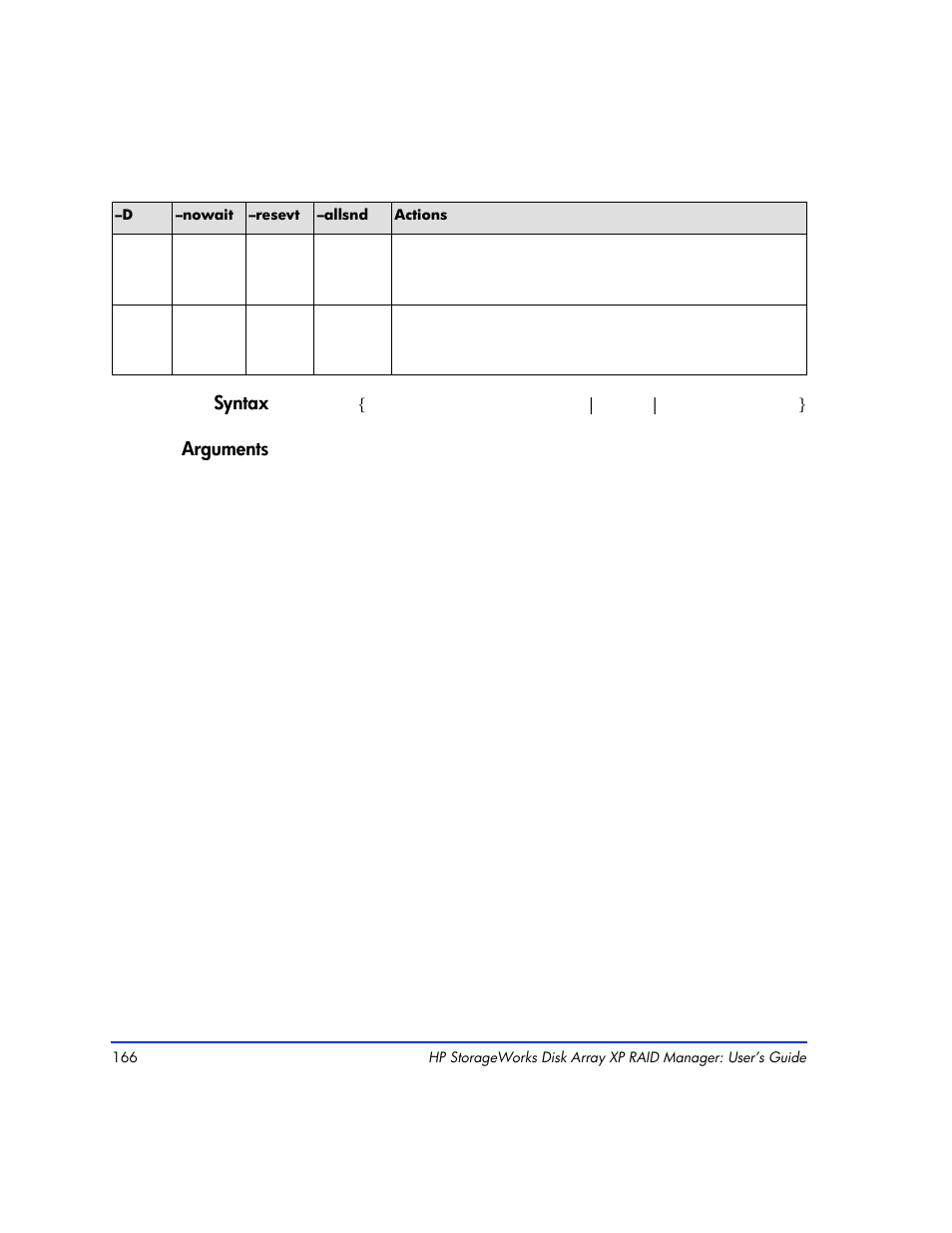 HP XP RAID Manager Software User Manual | Page 166 / 416