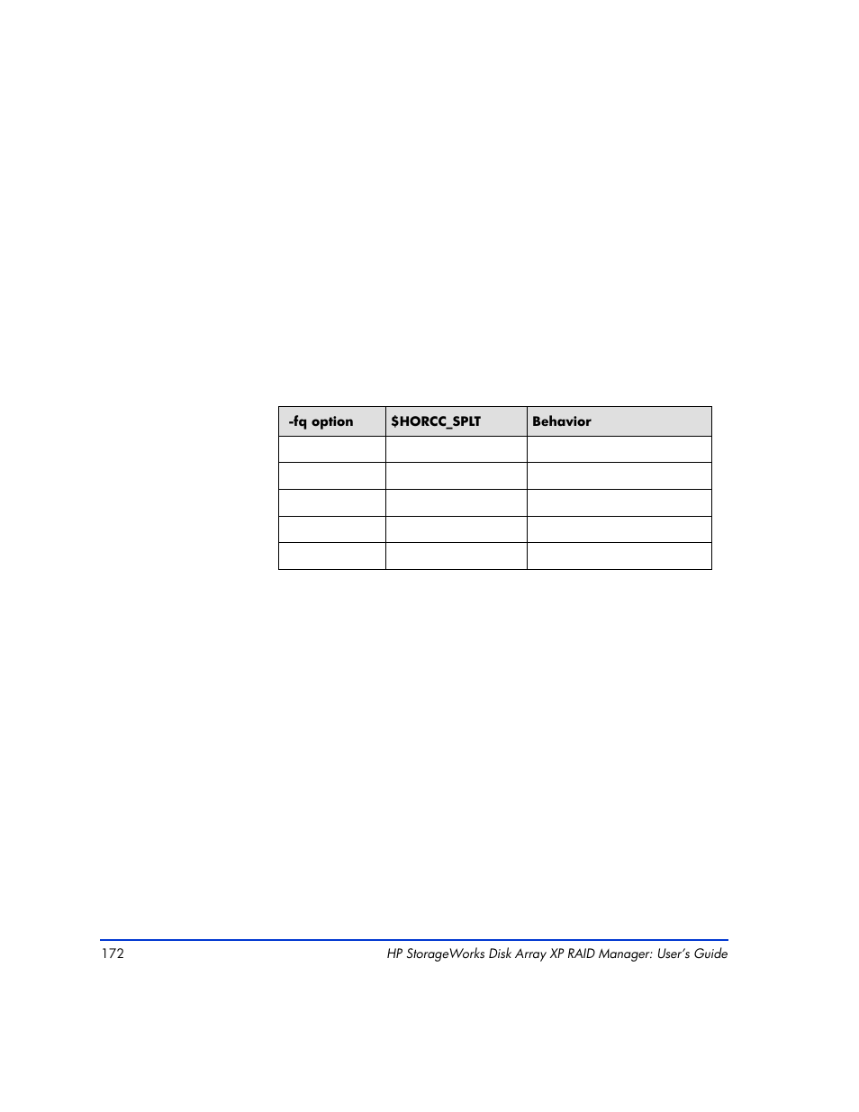 HP XP RAID Manager Software User Manual | Page 172 / 416