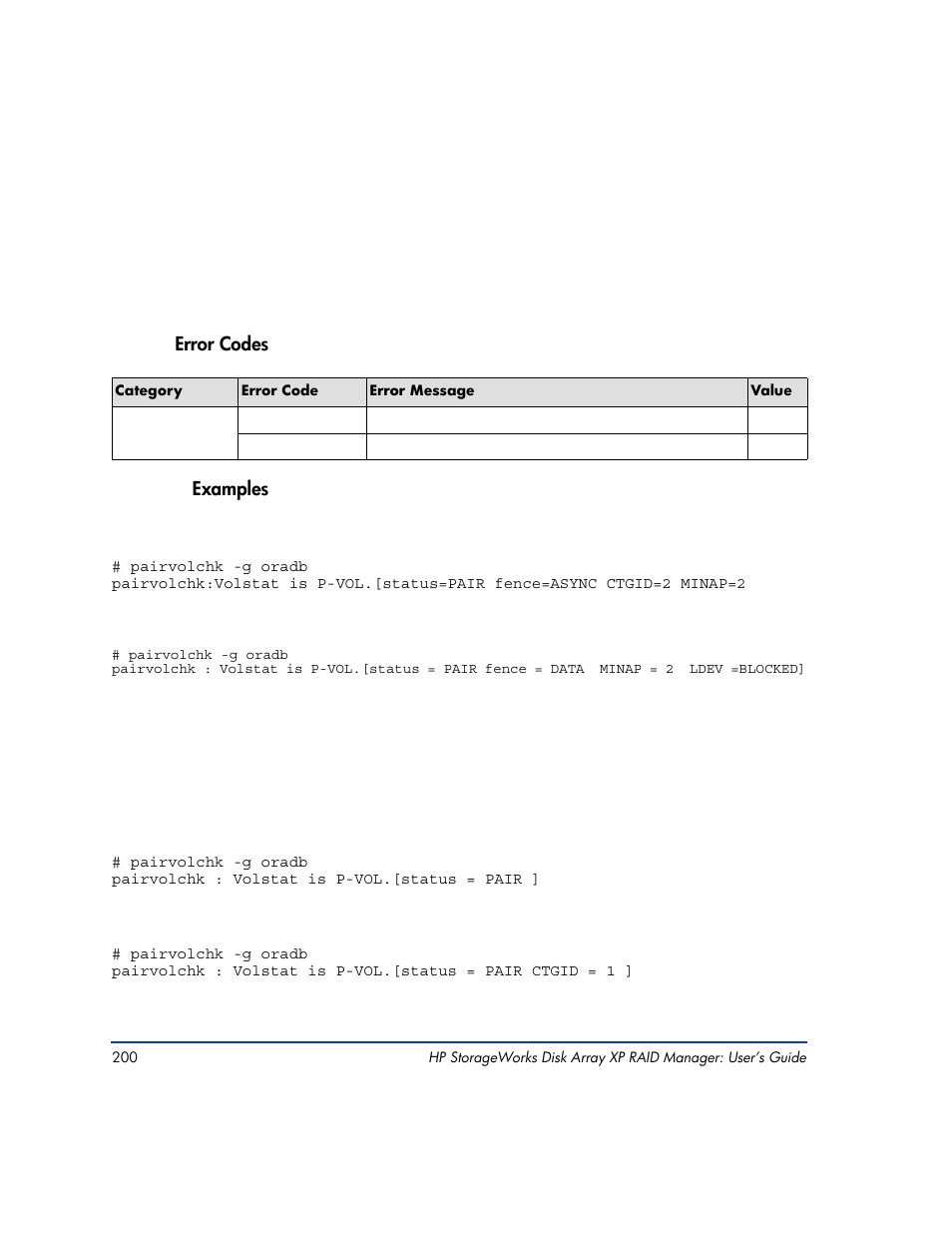 HP XP RAID Manager Software User Manual | Page 200 / 416