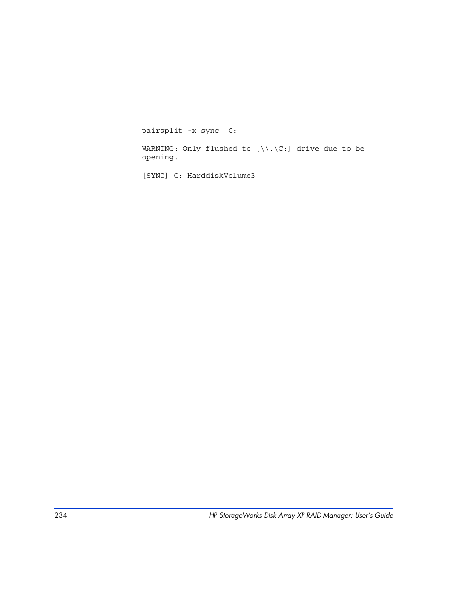 HP XP RAID Manager Software User Manual | Page 234 / 416