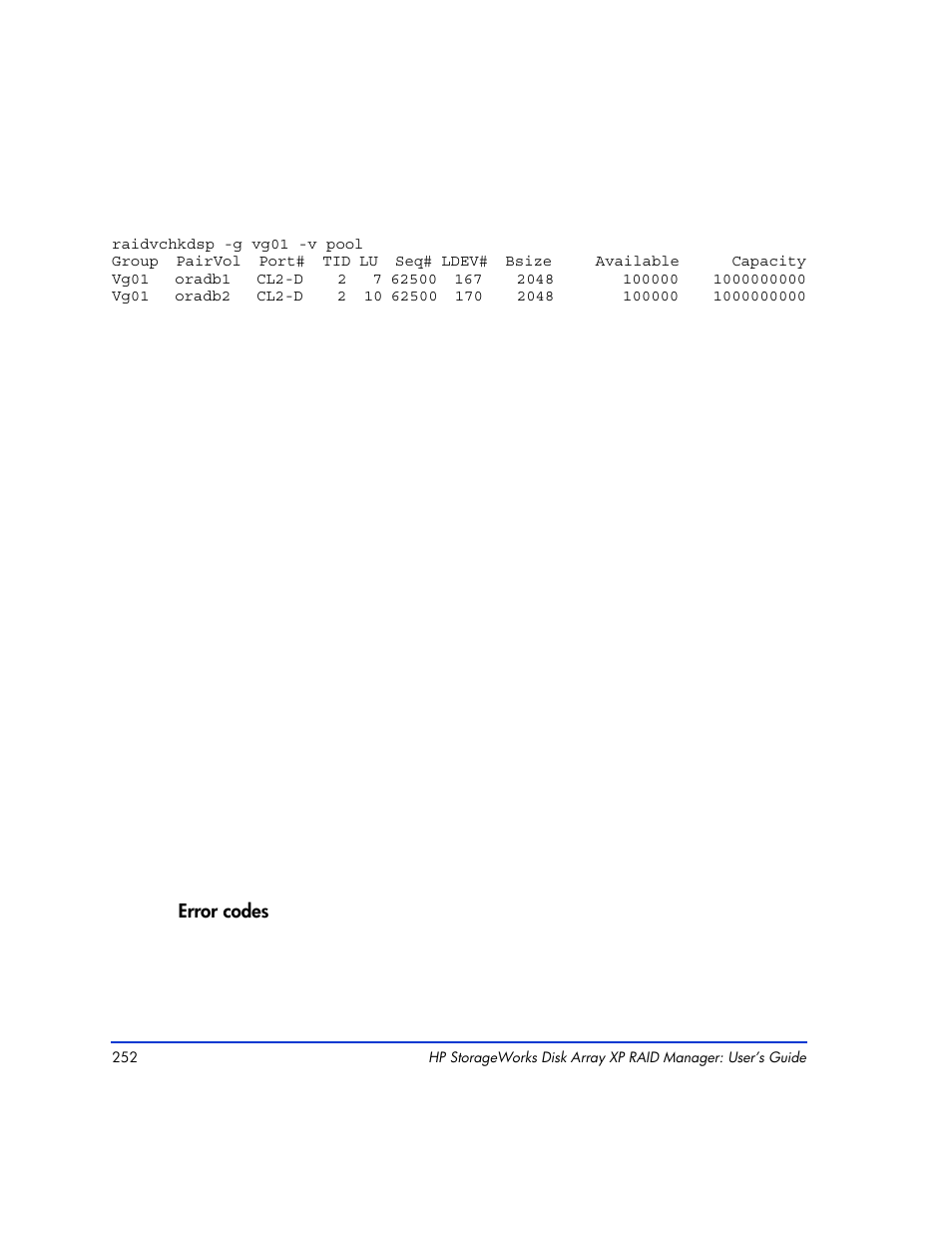 HP XP RAID Manager Software User Manual | Page 252 / 416