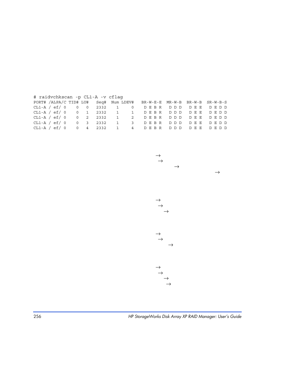 HP XP RAID Manager Software User Manual | Page 256 / 416