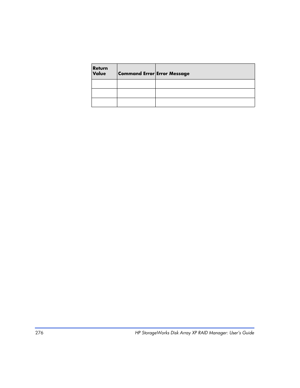 HP XP RAID Manager Software User Manual | Page 276 / 416