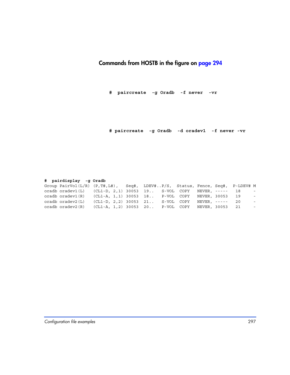 HP XP RAID Manager Software User Manual | Page 297 / 416
