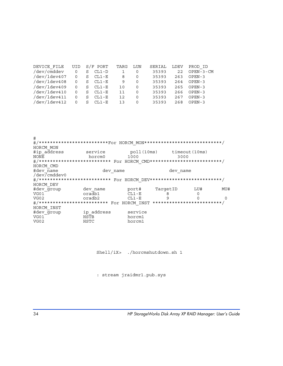 HP XP RAID Manager Software User Manual | Page 34 / 416