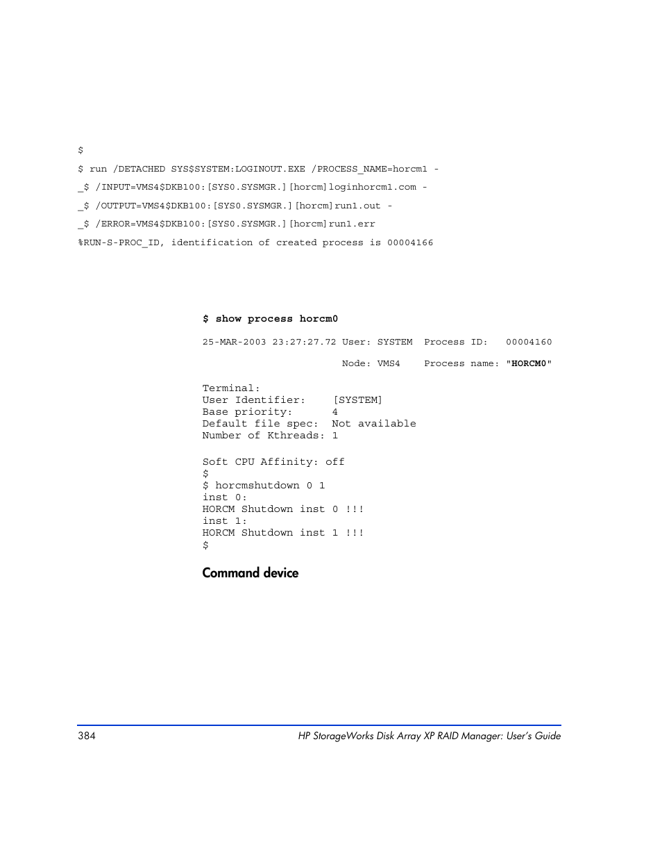 HP XP RAID Manager Software User Manual | Page 384 / 416