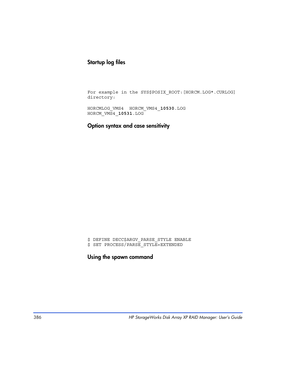 HP XP RAID Manager Software User Manual | Page 386 / 416