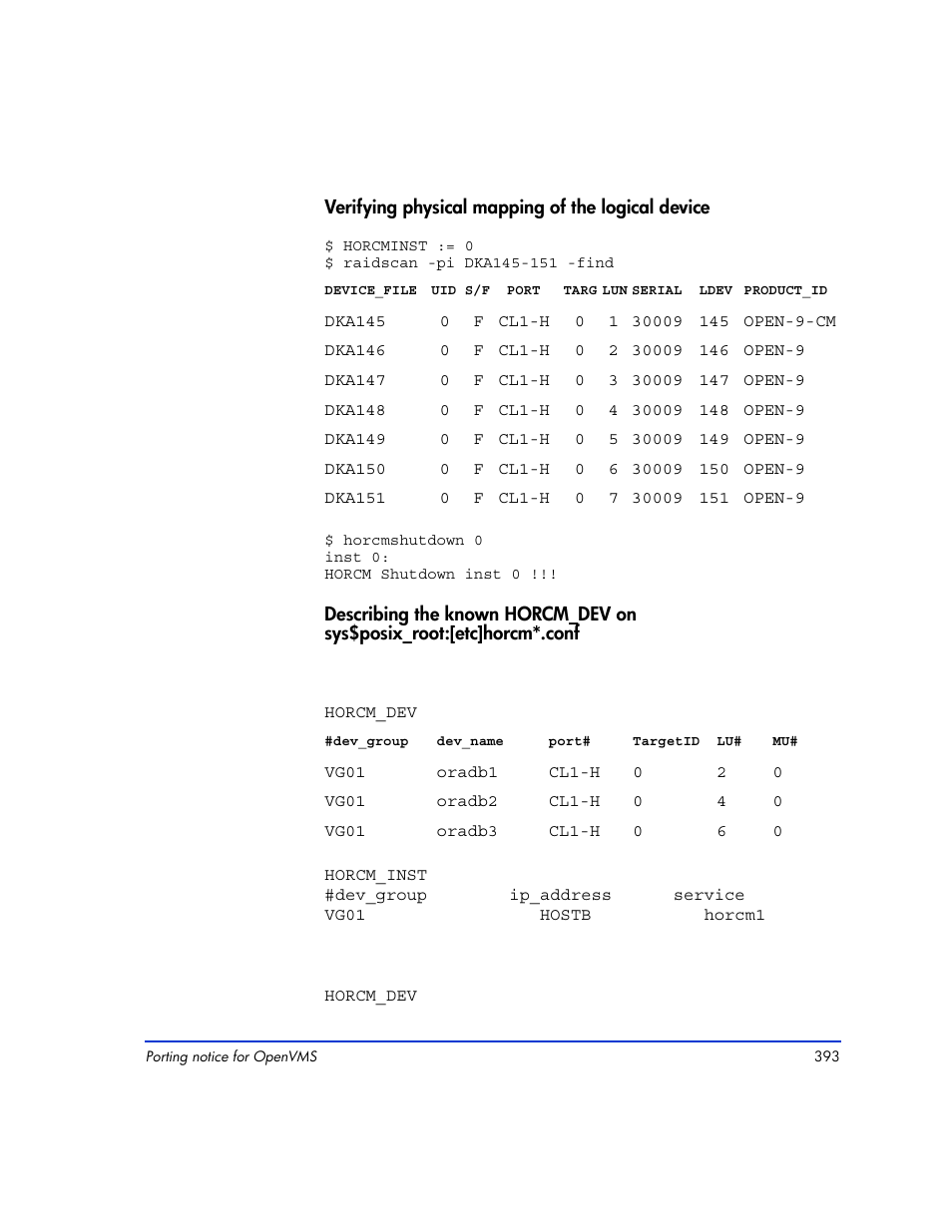 HP XP RAID Manager Software User Manual | Page 393 / 416