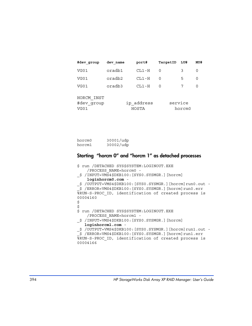 HP XP RAID Manager Software User Manual | Page 394 / 416