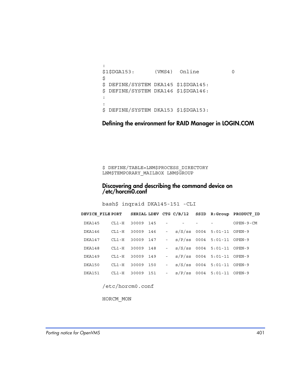 HP XP RAID Manager Software User Manual | Page 401 / 416