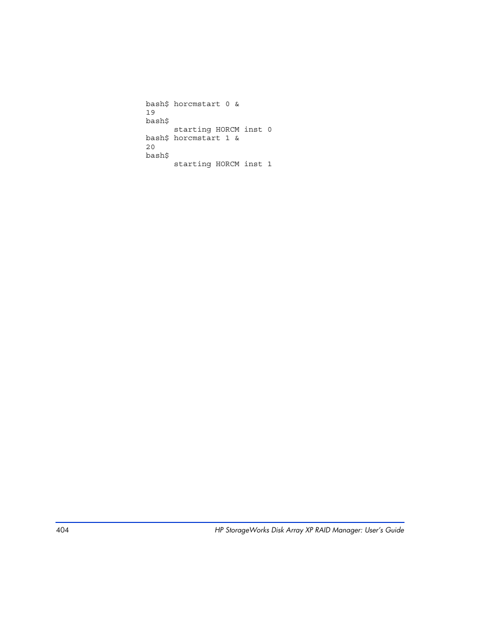HP XP RAID Manager Software User Manual | Page 404 / 416