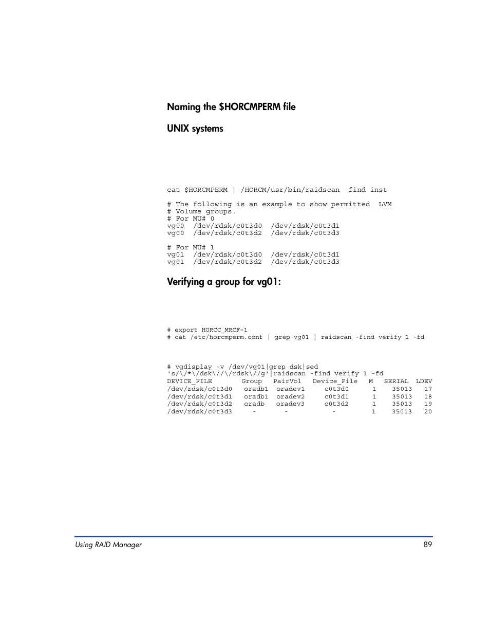 HP XP RAID Manager Software User Manual | Page 89 / 416