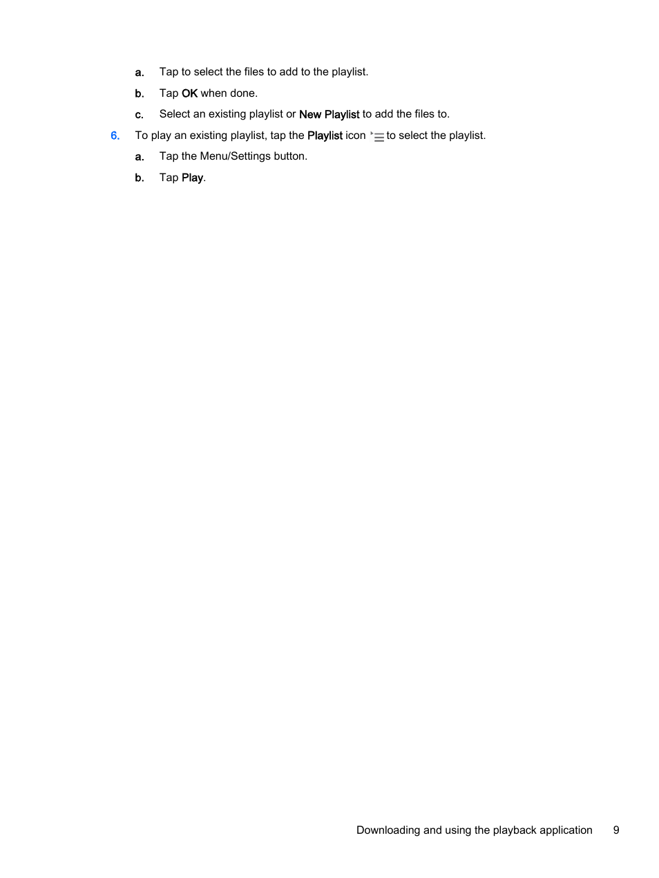 HP Pocket Playlist User Manual | Page 13 / 33