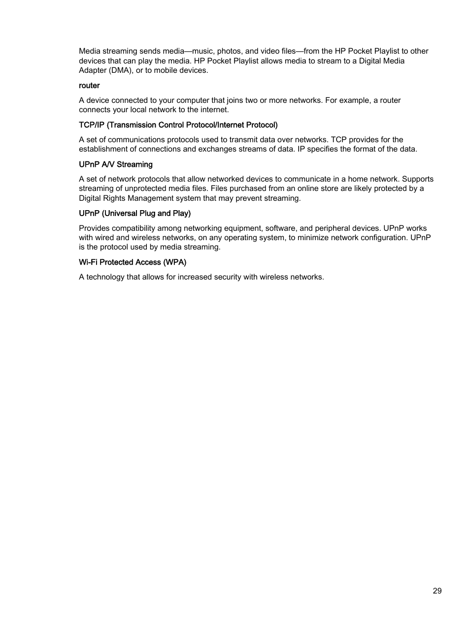 HP Pocket Playlist User Manual | Page 33 / 33