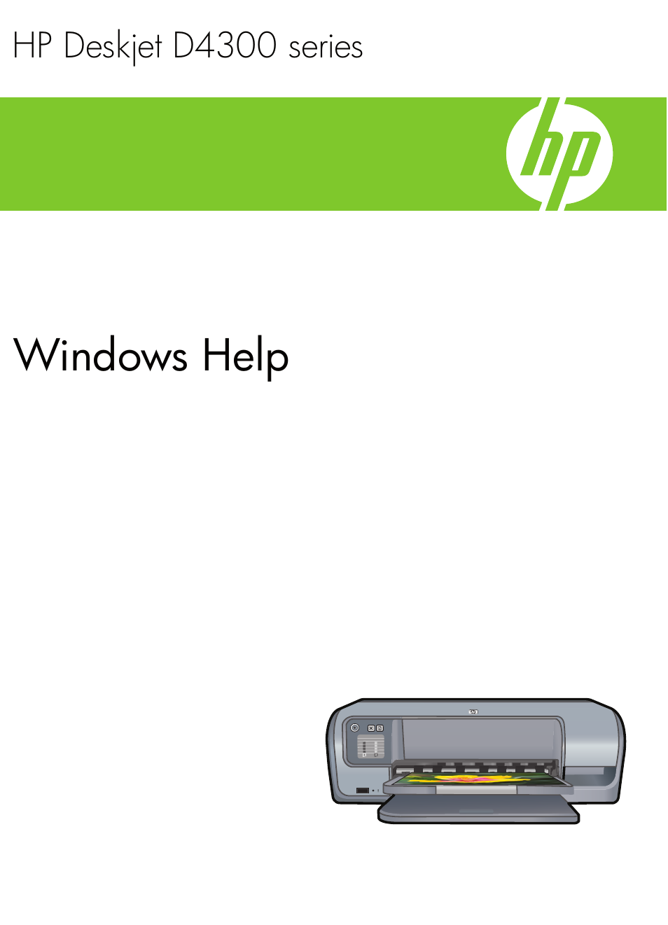 HP Deskjet D4363 Printer User Manual | 137 pages