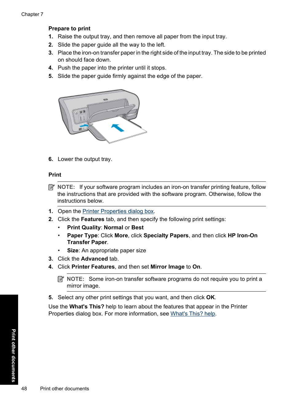 HP Deskjet D4363 Printer User Manual | Page 51 / 137