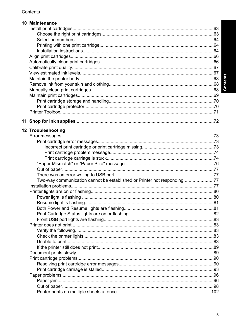 HP Deskjet D4363 Printer User Manual | Page 6 / 137