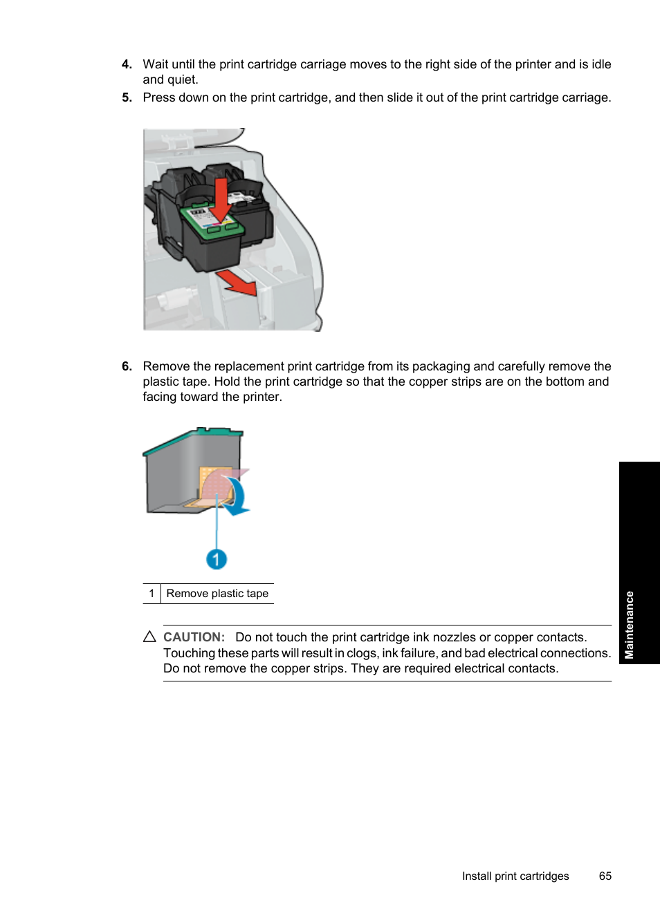 HP Deskjet D4363 Printer User Manual | Page 68 / 137