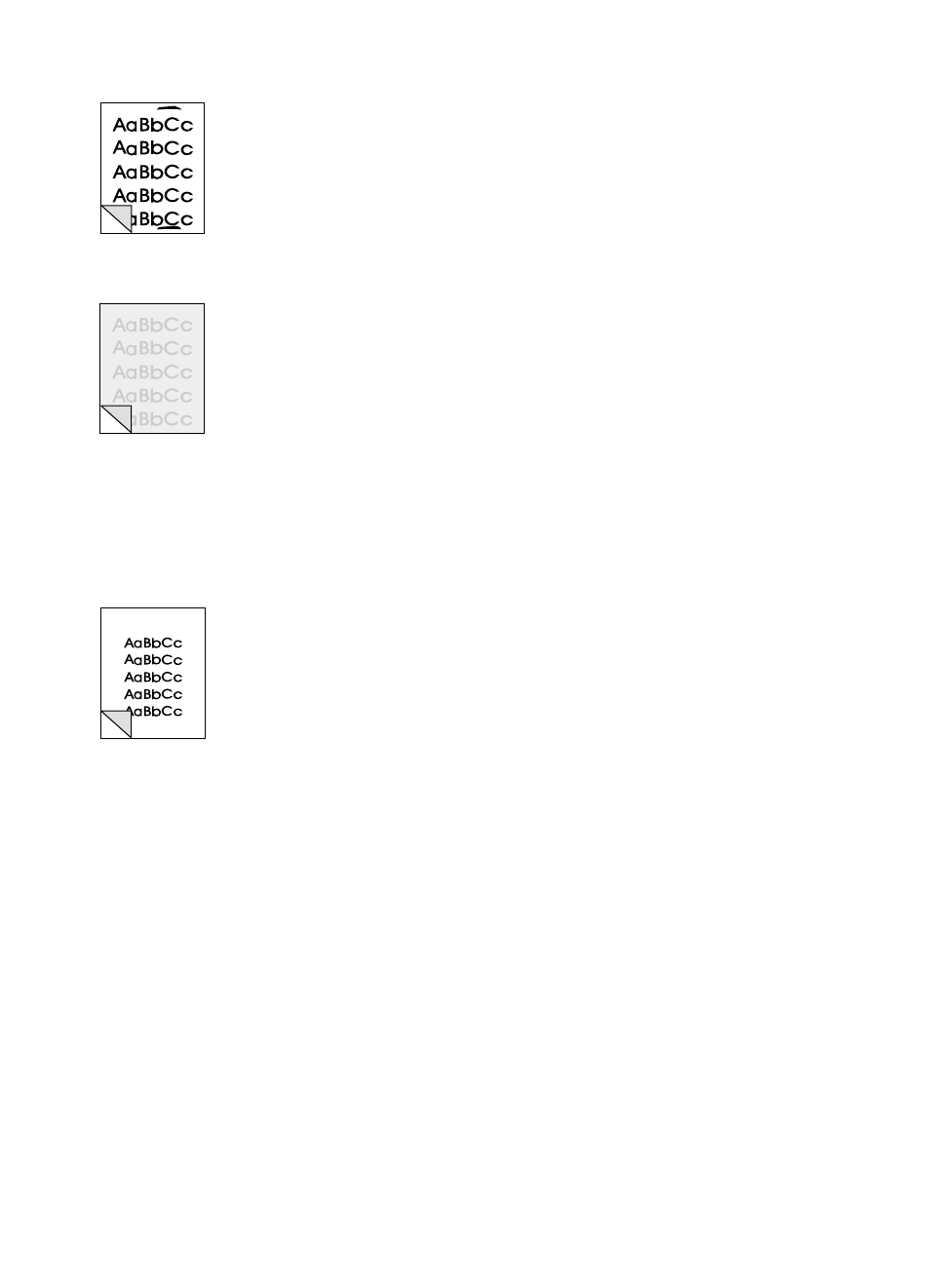 Unclear text, Black dots or streaks, Image prints at reduced size | HP LaserJet 1100 All-in-One Printer series User Manual | Page 116 / 198