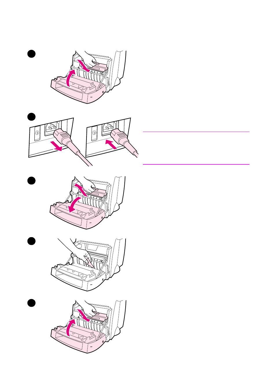 Paper jam: removing torn pieces of paper | HP LaserJet 1100 All-in-One Printer series User Manual | Page 95 / 198