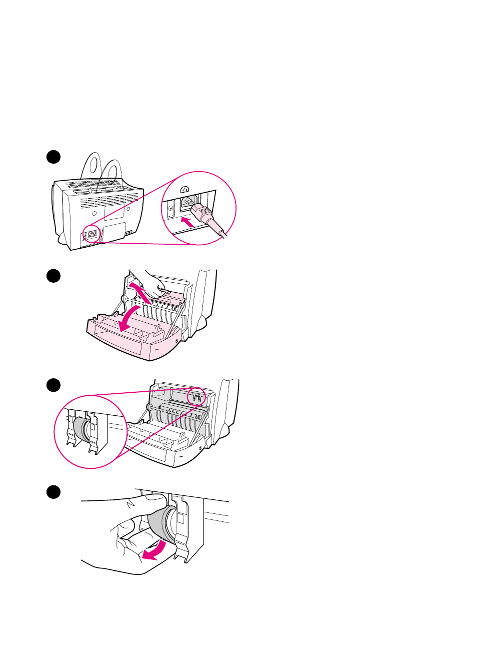 Changing the pickup roller | HP LaserJet 1100 All-in-One Printer series User Manual | Page 96 / 198