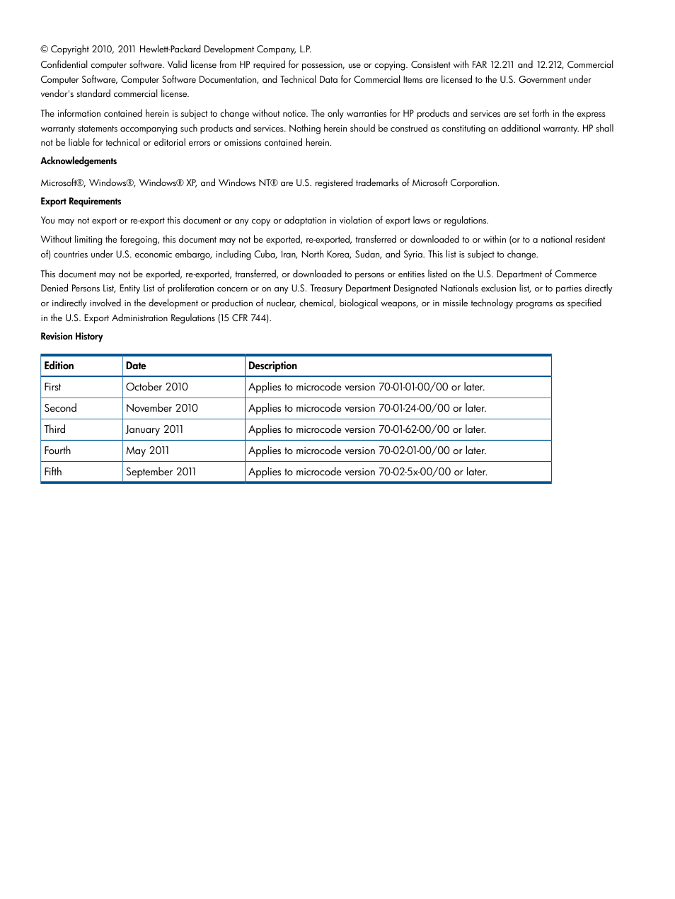 HP XP RAID Manager Software User Manual | Page 2 / 98
