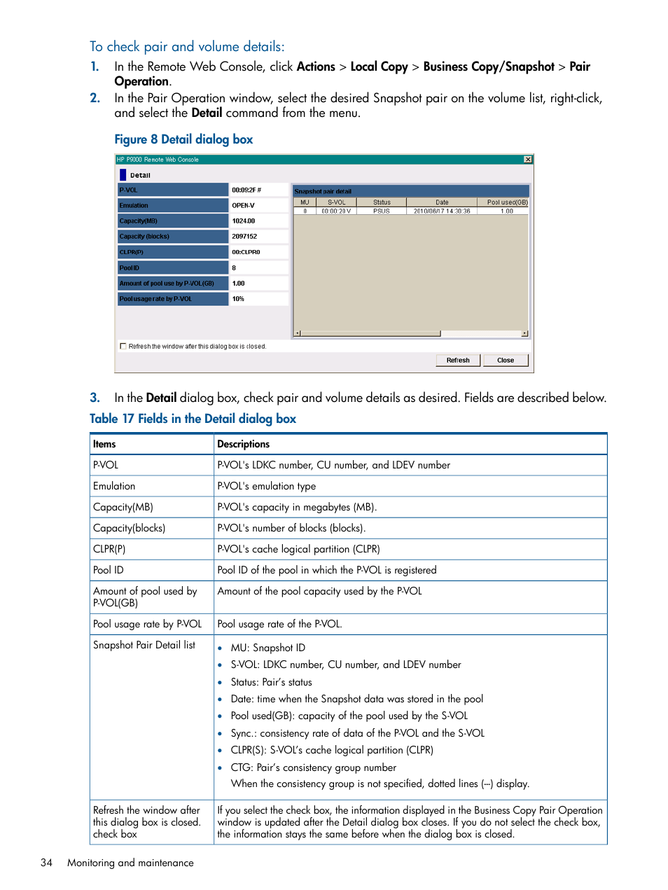 HP XP RAID Manager Software User Manual | Page 34 / 98