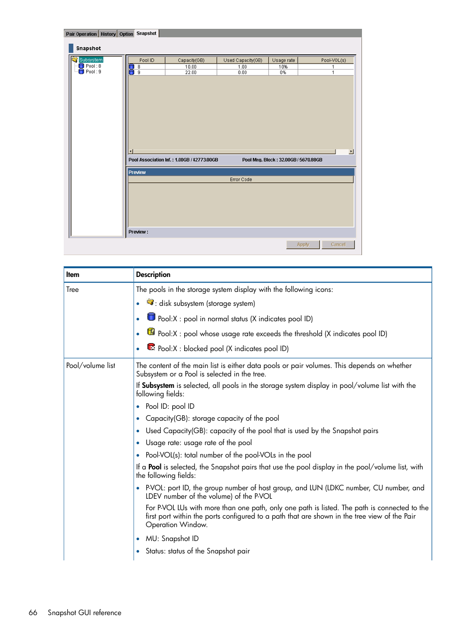 HP XP RAID Manager Software User Manual | Page 66 / 98