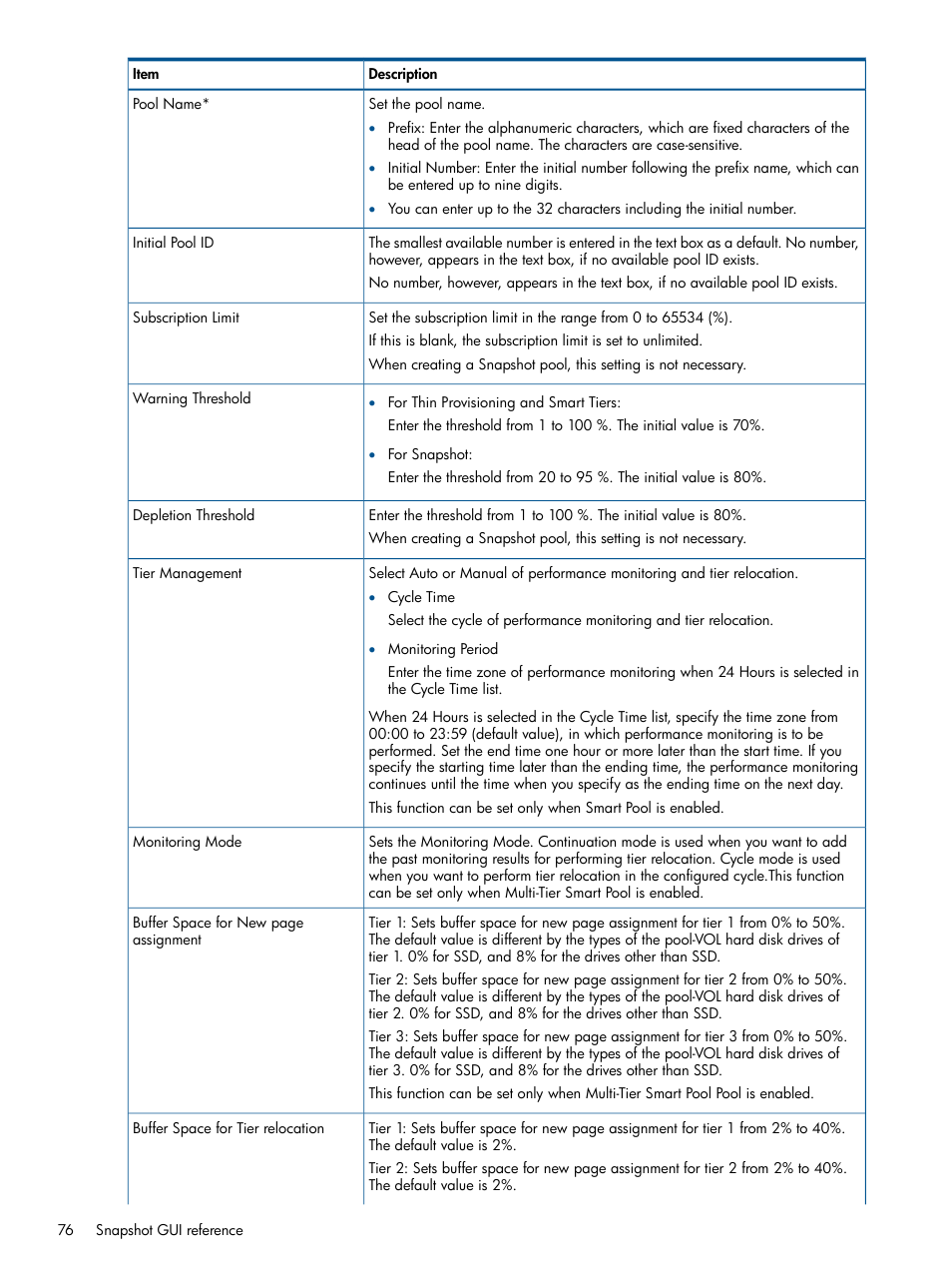 HP XP RAID Manager Software User Manual | Page 76 / 98