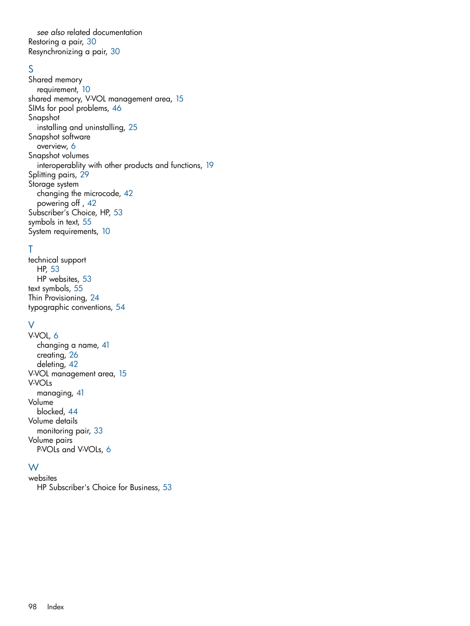 HP XP RAID Manager Software User Manual | Page 98 / 98