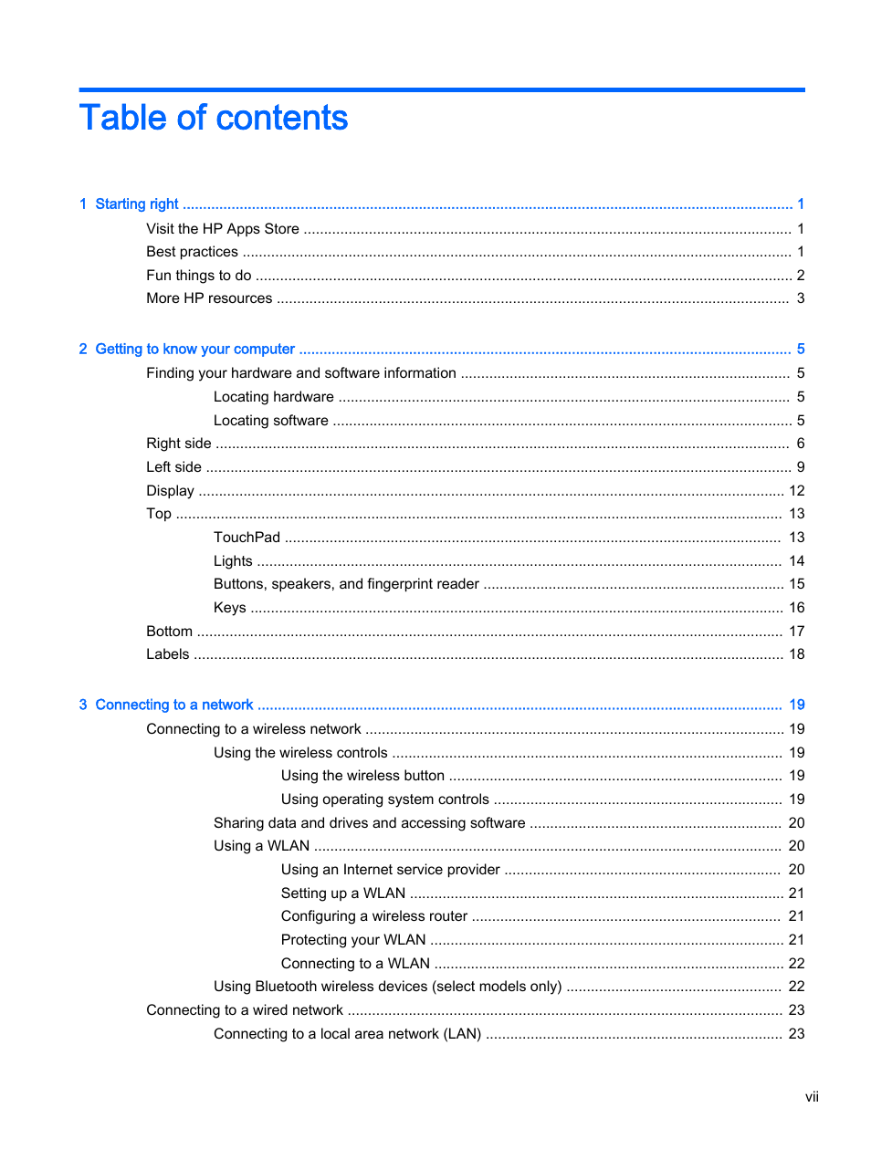 HP ENVY 15t-k000 CTO Notebook PC User Manual | Page 7 / 93