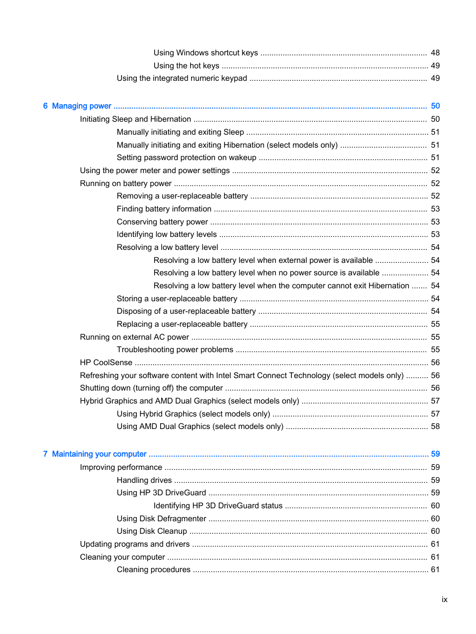 HP ENVY 15t-k000 CTO Notebook PC User Manual | Page 9 / 93