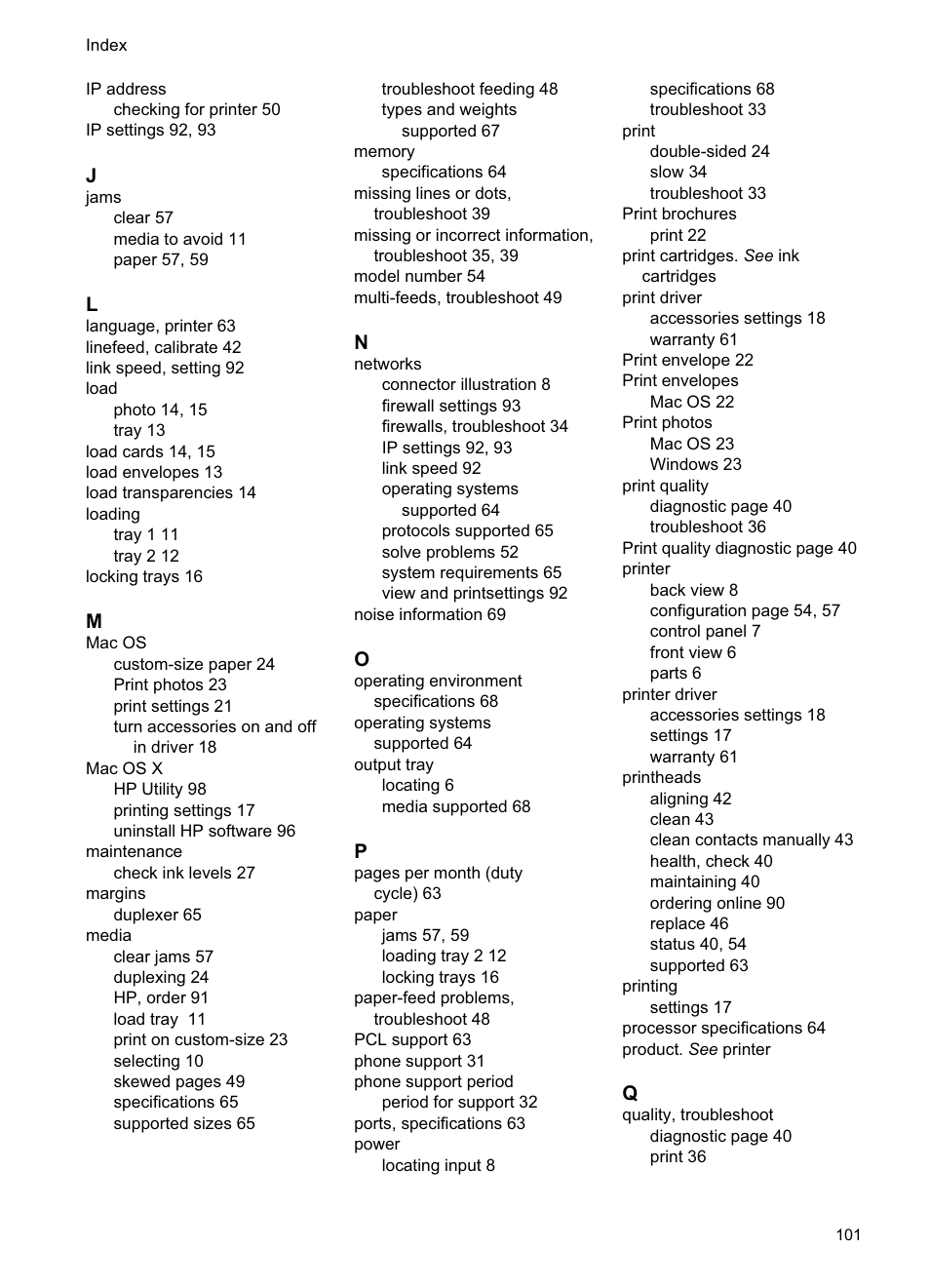 HP Officejet Pro 8000 - A811 User Manual | Page 105 / 110