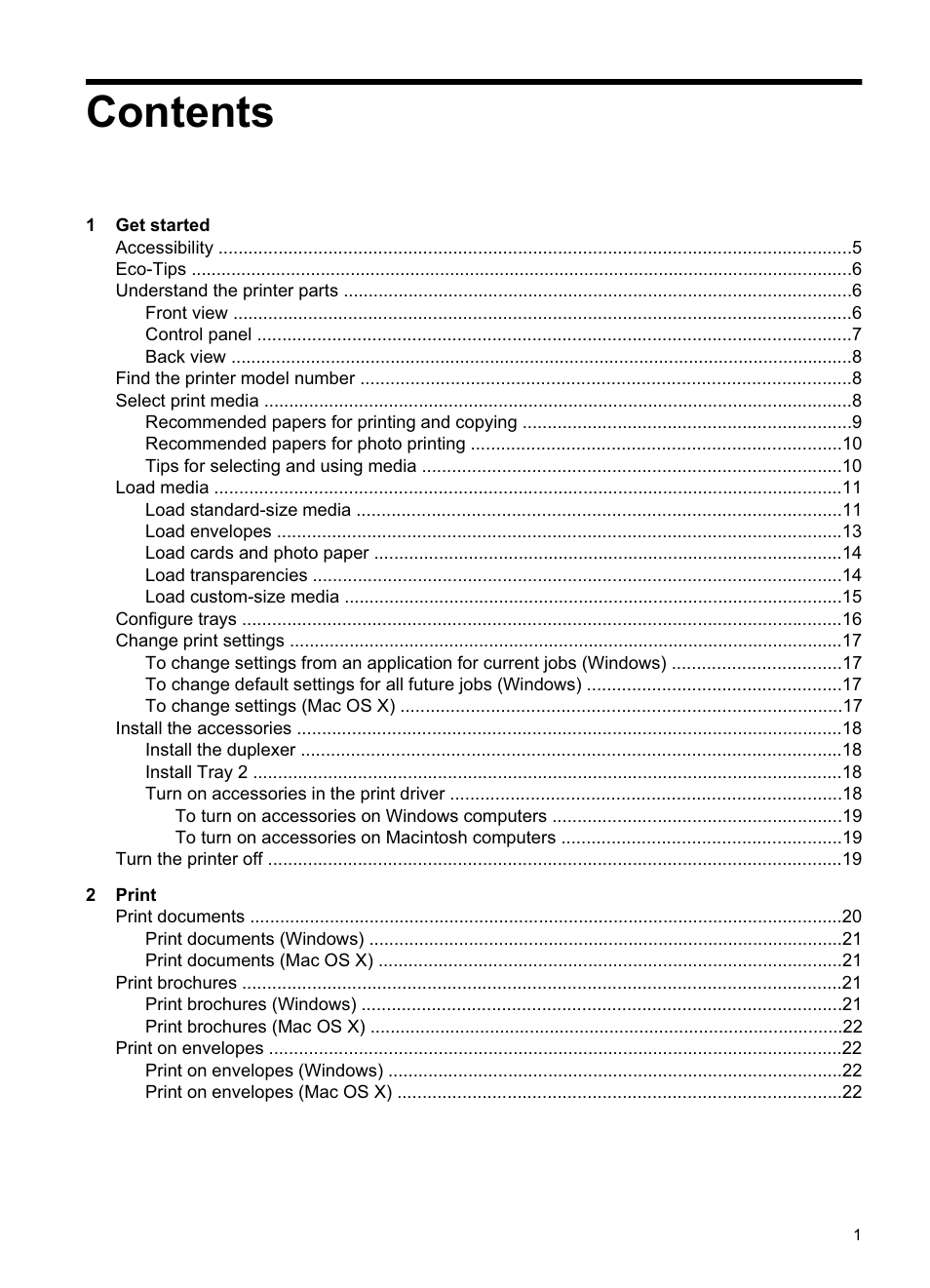 HP Officejet Pro 8000 - A811 User Manual | Page 5 / 110