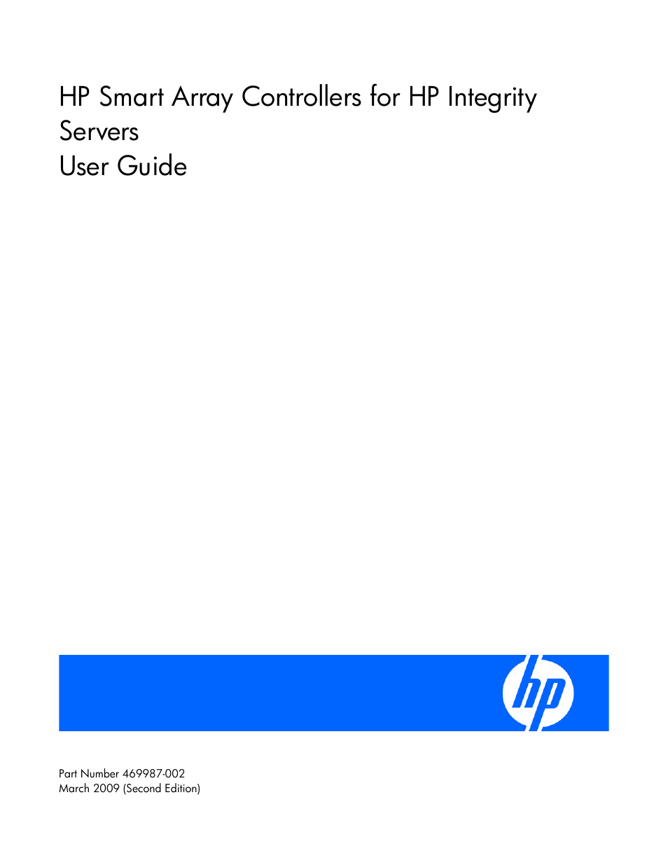 HP Smart Array P800 Controller User Manual | 55 pages