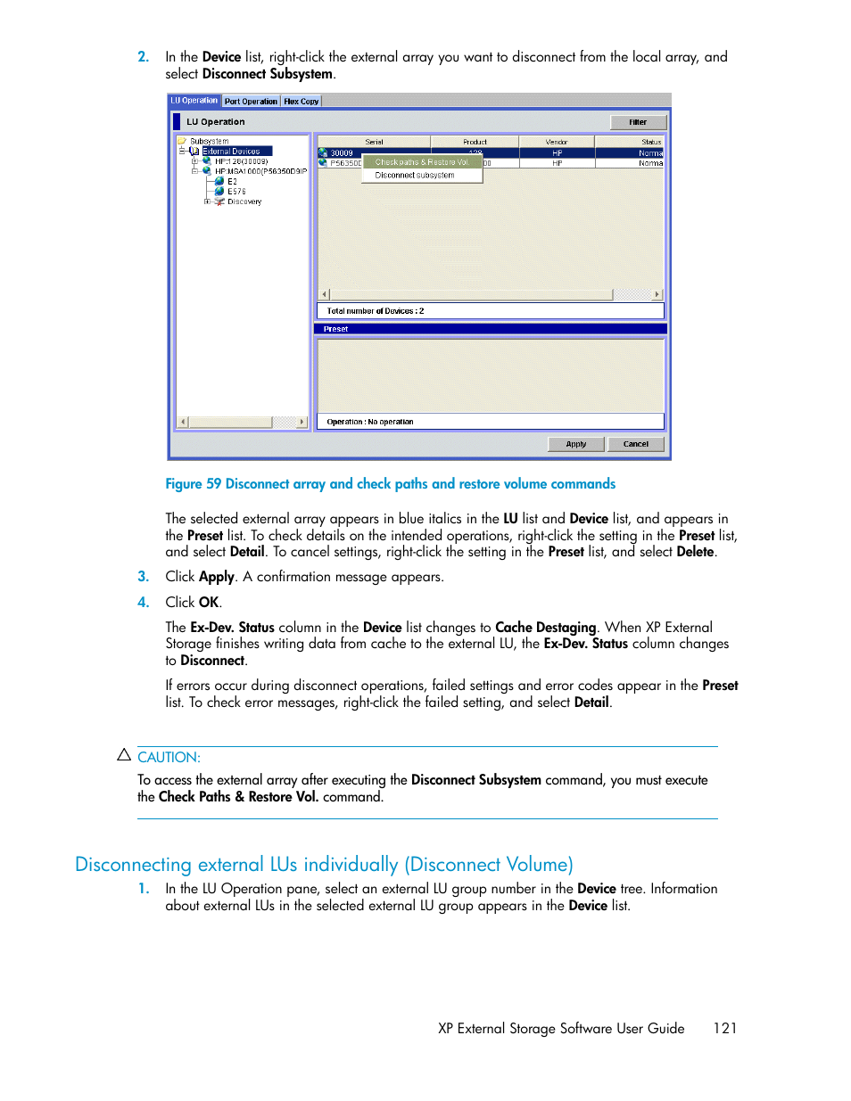 HP StorageWorks XP Remote Web Console Software User Manual | Page 121 / 192