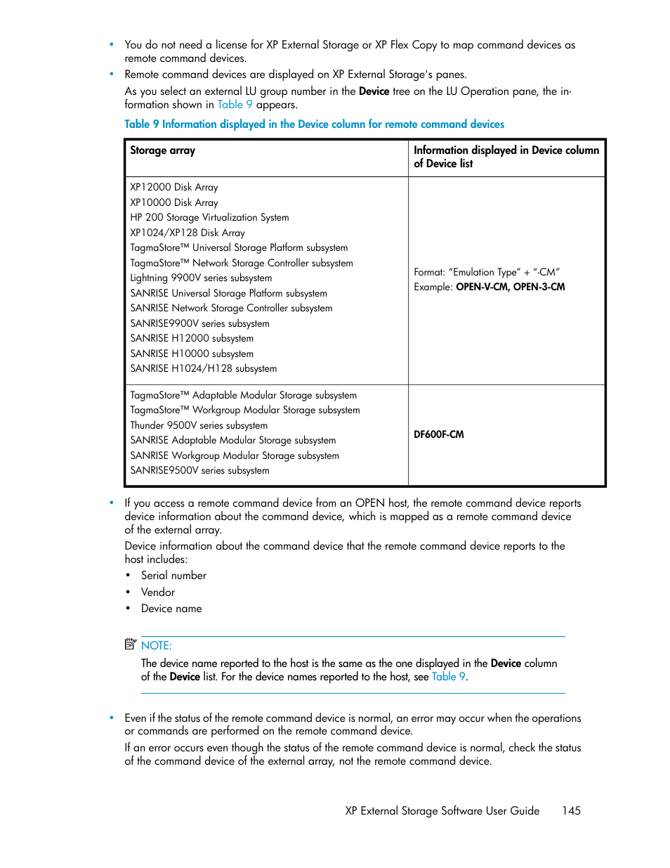 HP StorageWorks XP Remote Web Console Software User Manual | Page 145 / 192