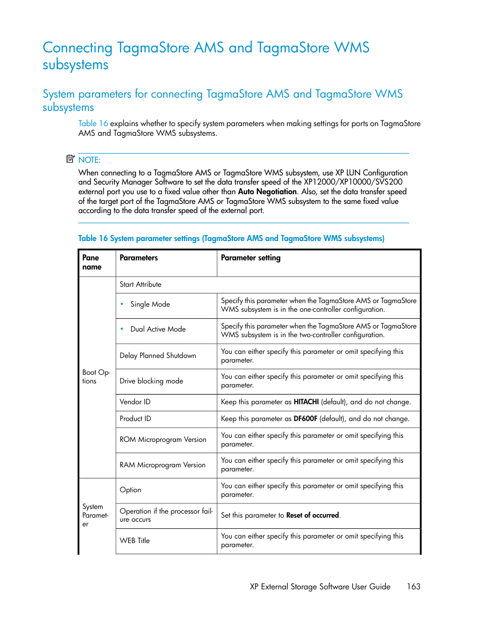 HP StorageWorks XP Remote Web Console Software User Manual | Page 163 / 192