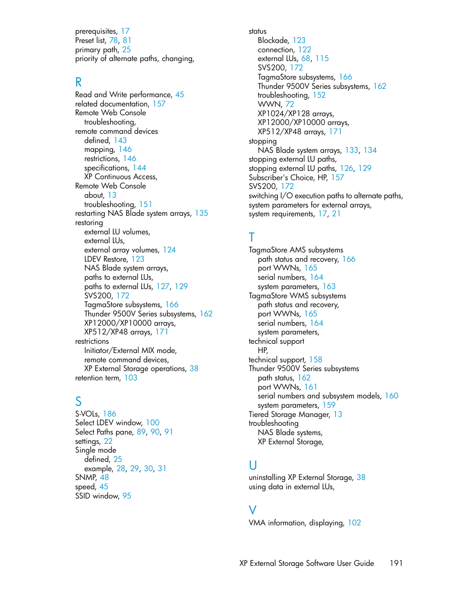 HP StorageWorks XP Remote Web Console Software User Manual | Page 191 / 192