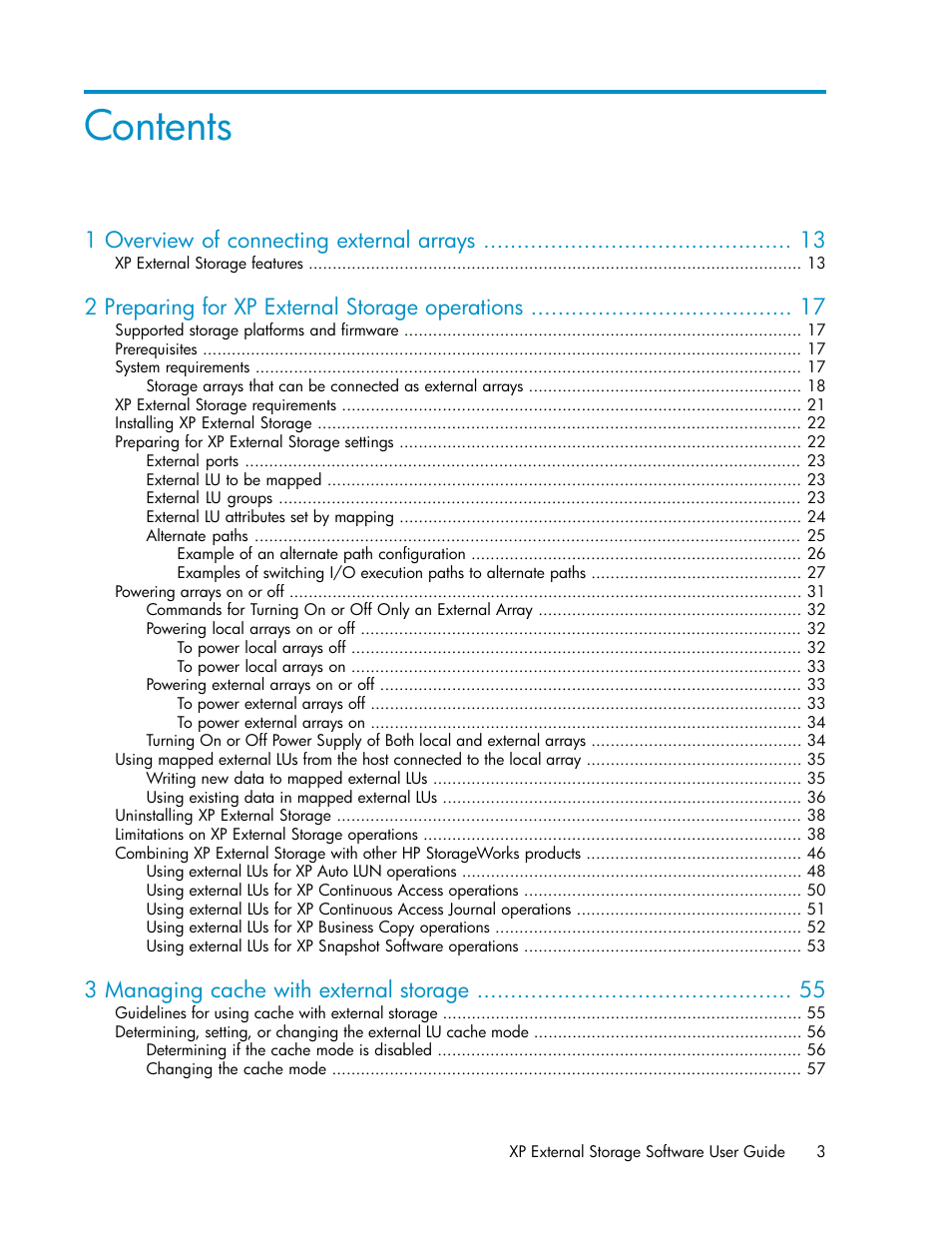 HP StorageWorks XP Remote Web Console Software User Manual | Page 3 / 192