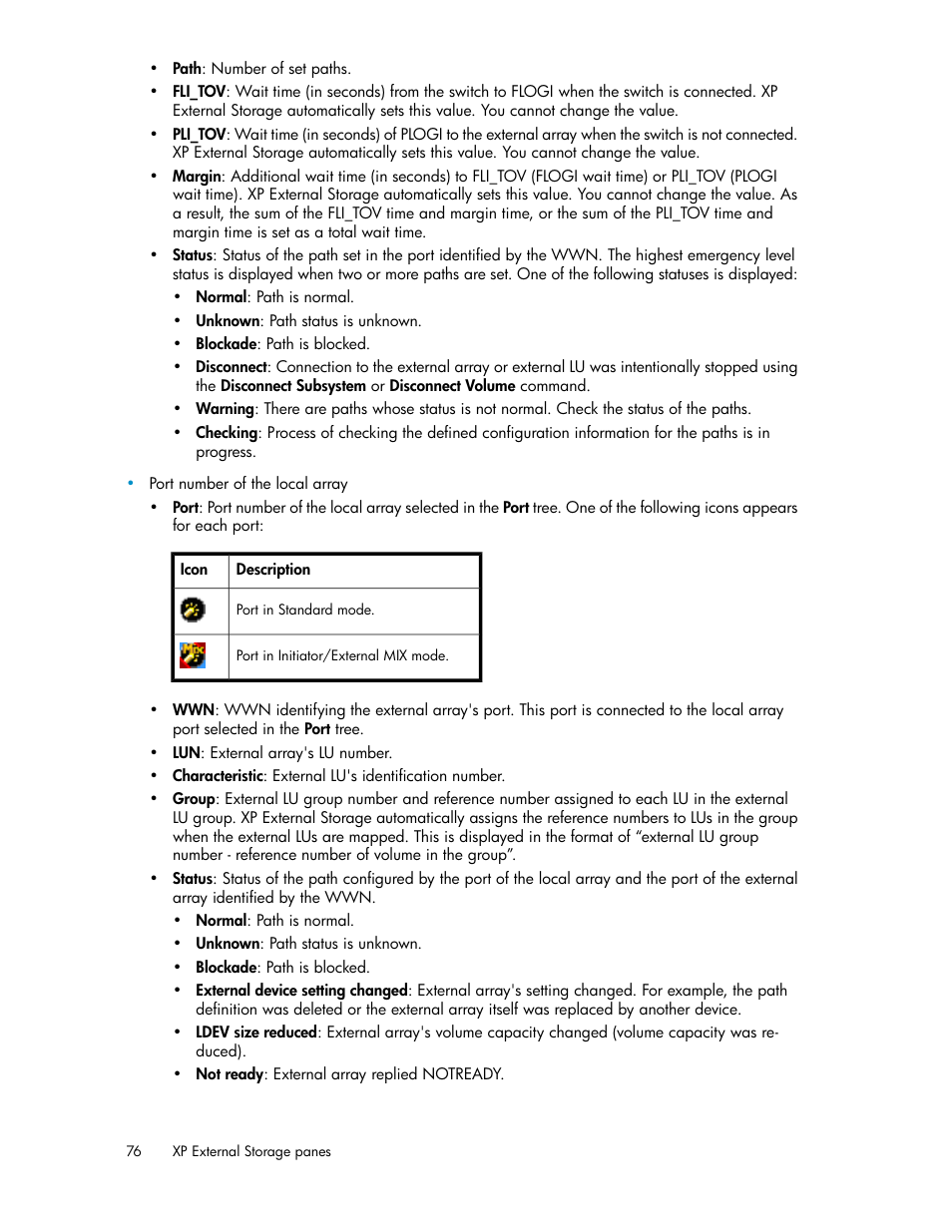 HP StorageWorks XP Remote Web Console Software User Manual | Page 76 / 192