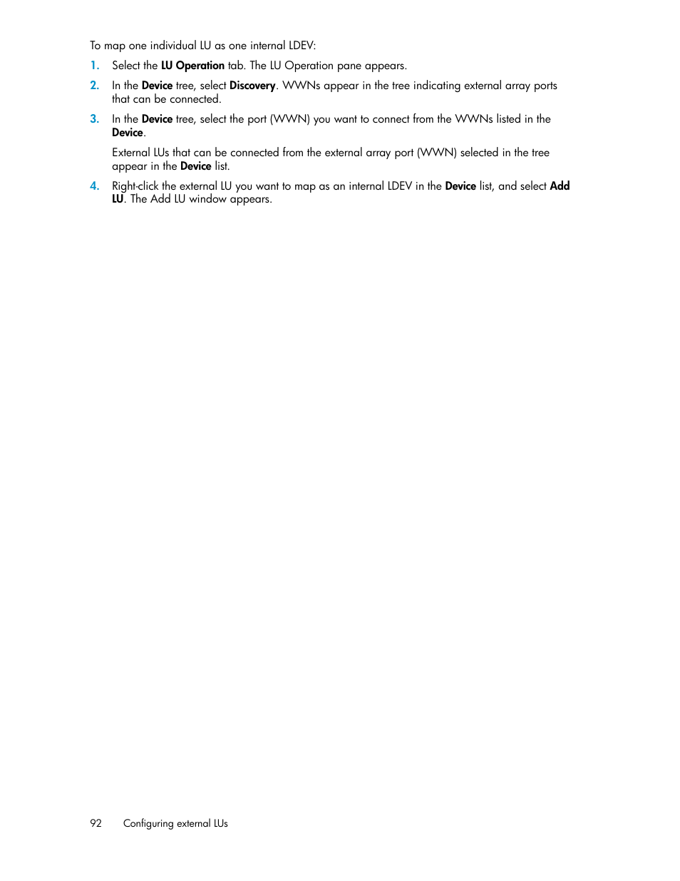 HP StorageWorks XP Remote Web Console Software User Manual | Page 92 / 192