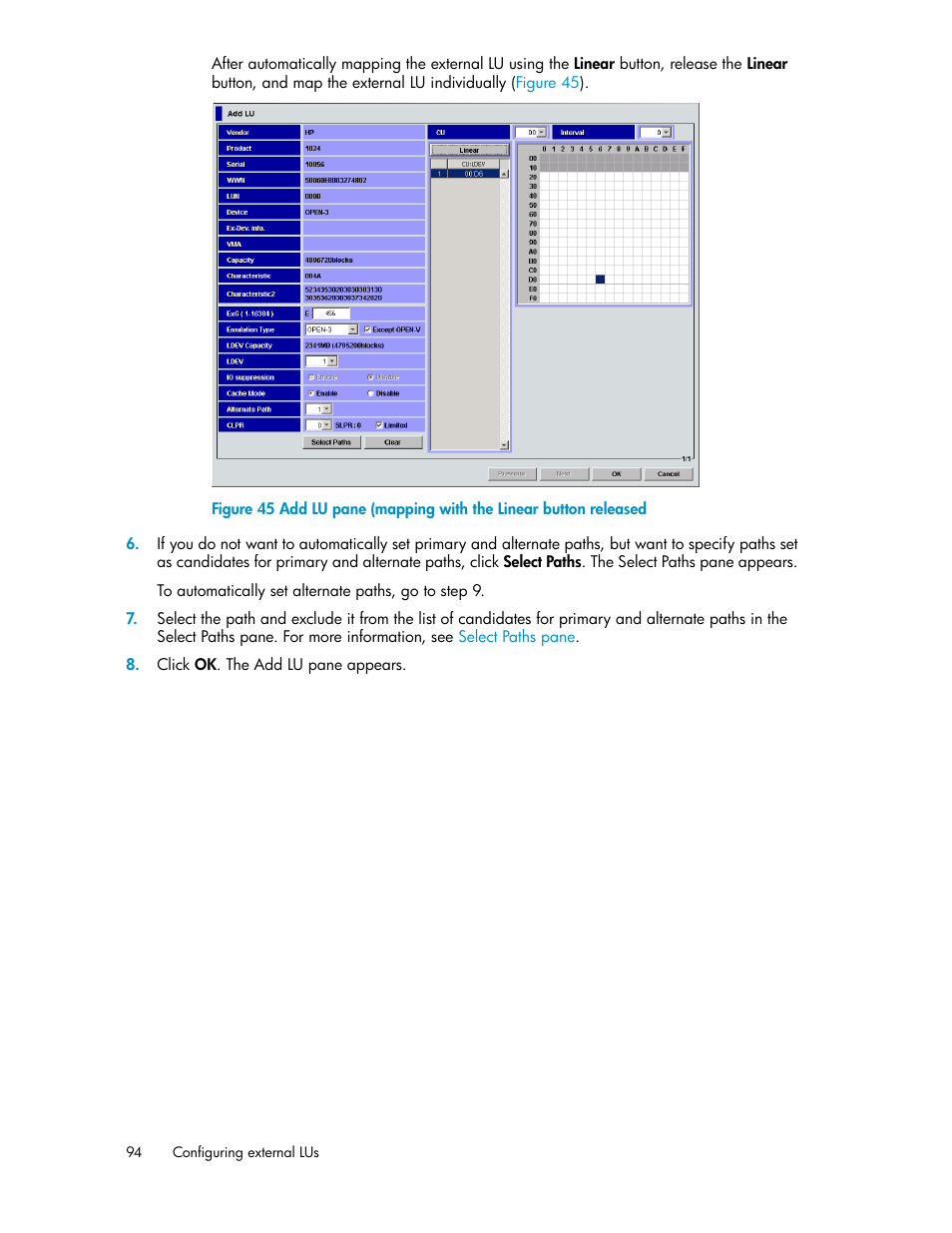 HP StorageWorks XP Remote Web Console Software User Manual | Page 94 / 192