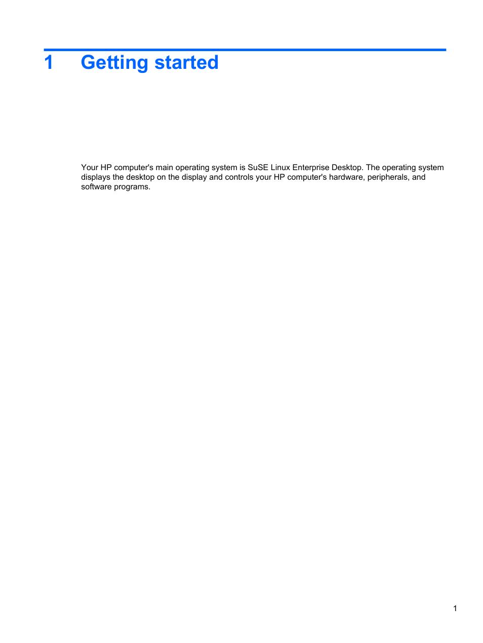 Getting started, 1 getting started, 1getting started | HP Mini 2102 User Manual | Page 9 / 74