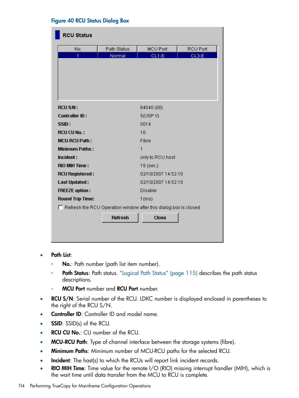 HP StorageWorks XP Remote Web Console Software User Manual | Page 114 / 258