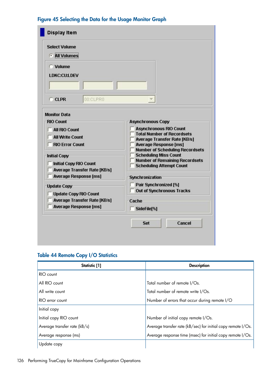 HP StorageWorks XP Remote Web Console Software User Manual | Page 126 / 258