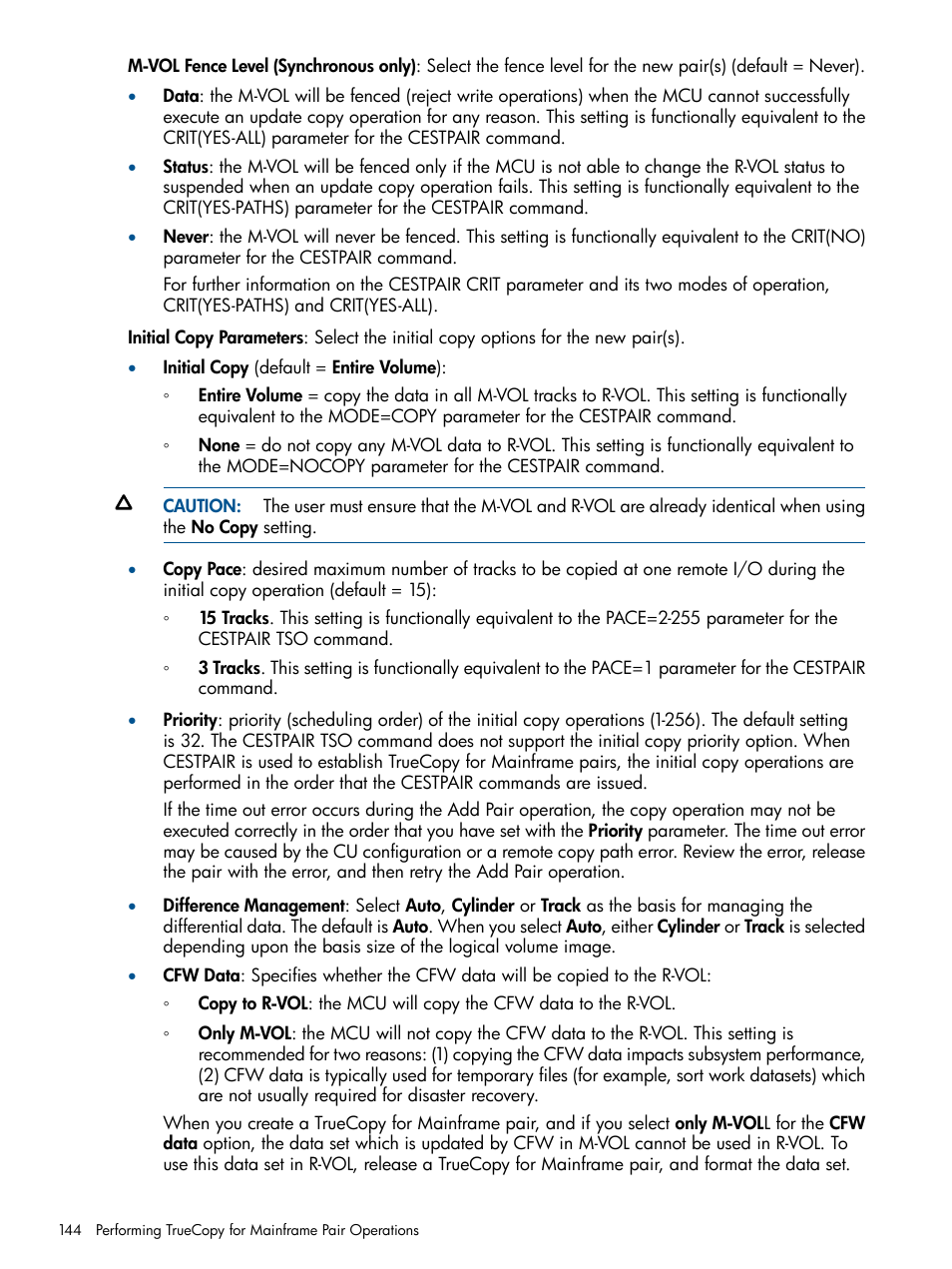 HP StorageWorks XP Remote Web Console Software User Manual | Page 144 / 258