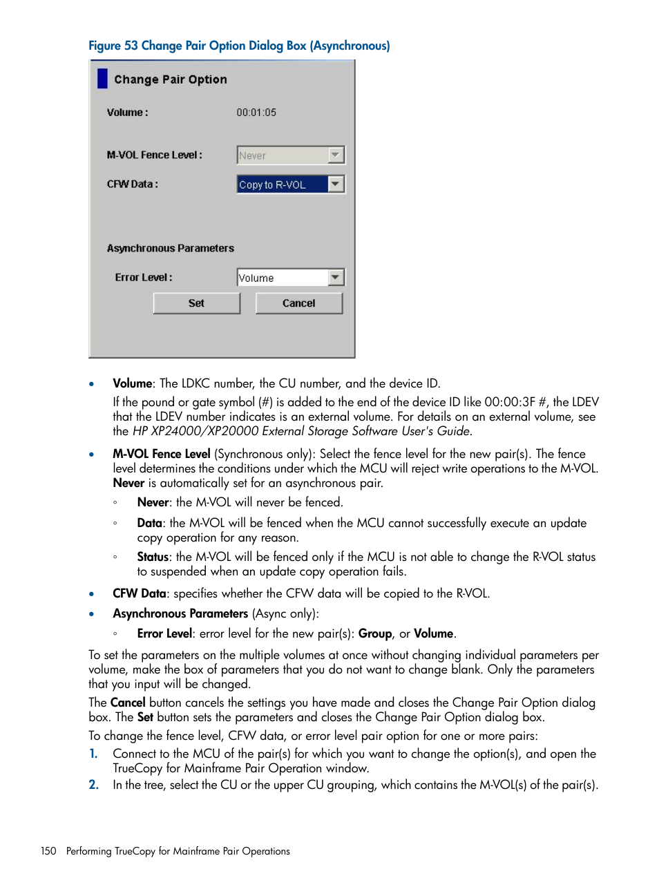 HP StorageWorks XP Remote Web Console Software User Manual | Page 150 / 258
